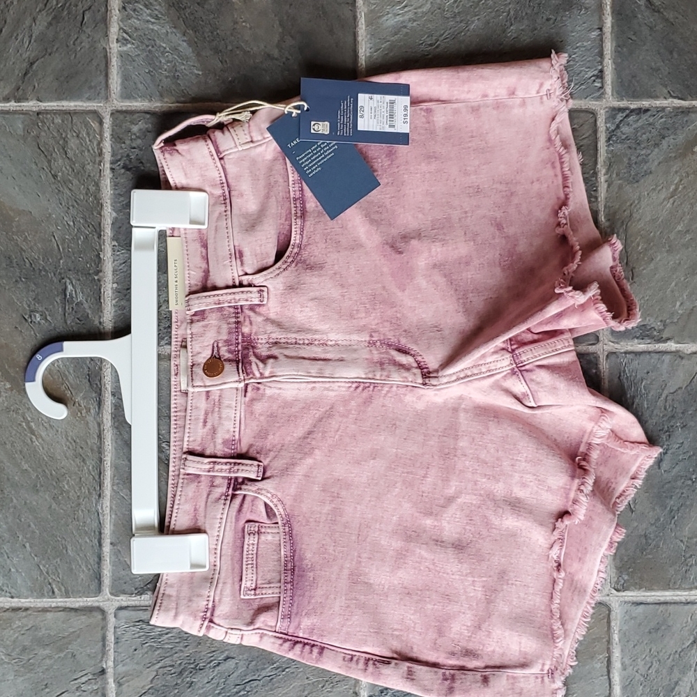 High Rise Midi Shorts
